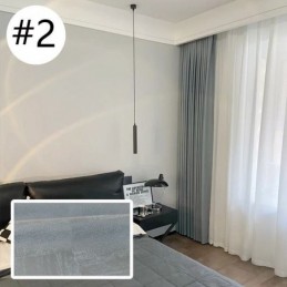 Cortina Blackout Nórdica Sob Medida, Cortina Jacquard De Alta Precisão Para Quarto E Sala De Estar