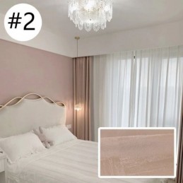 Cortina Blackout Alta Sob Medida, Cortina Jacquard De Precisão Para Quarto E Sala De Estar