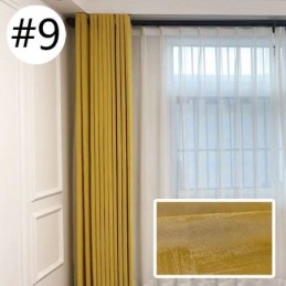 Cortina Blackout Alta Sob Medida, Cortina Jacquard De Precisão Para Quarto E Sala De Estar