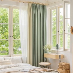 Cortina Moderna De Patchwork Feita Sob Medida, Cortinas Blackout Para Sala De Estar E Quarto