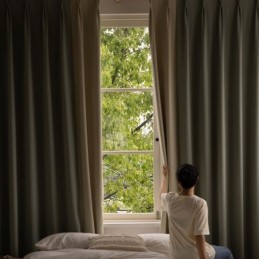 Cortina Moderna De Patchwork Feita Sob Medida, Cortinas Blackout Para Sala De Estar E Quarto