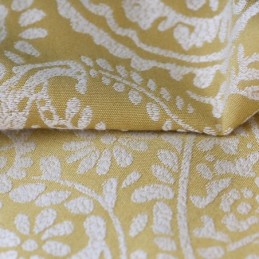 Cortina Moderna De Algodão Feita Sob Medida, Cortina Jacquard Vegetal Para Sala De Estar E Quarto