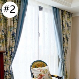 Cortina Nórdica Jacquard Sob Medida, Cortina Blackout Para Sala De Estar E Quarto