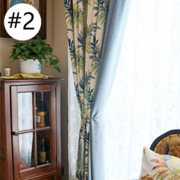 Cortina Nórdica Jacquard Sob Medida, Cortina Blackout Para Sala De Estar E Quarto