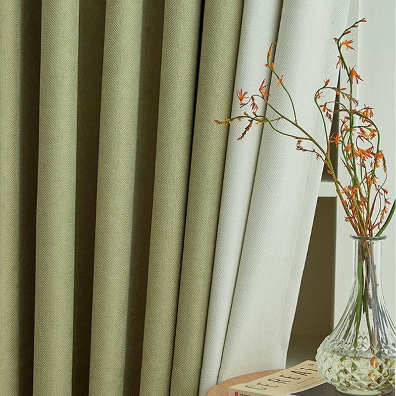 Cortina Moderna De Costura Sob Medida, Cortina Blackout De Chenille Para Sala De Estar E Quarto