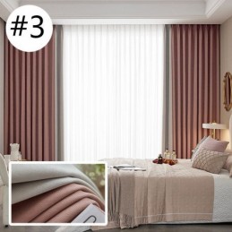 Cortina Moderna De Costura Sob Medida, Cortina Blackout De Chenille Para Sala De Estar E Quarto