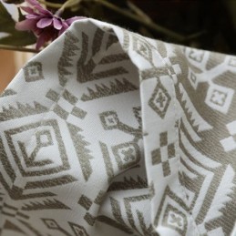 Cortinas Jacquard De Luxo Geométricas Blackout Para Sala De Estar