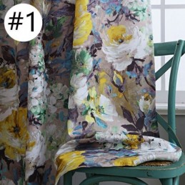 Cortina Blackout Americana Feita Sob Medida, Cortinas Para Escurecimento De Ambientes Com Estampa Floral