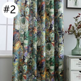 Cortina Blackout Americana Feita Sob Medida, Cortinas Para Escurecimento De Ambientes Com Estampa Floral
