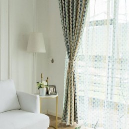 Cortina Moderna Simples Feita Sob Medida, Exclusiva, Com Estampa De Cordas De Cama, Tecido Blackout Para Quarto Infantil