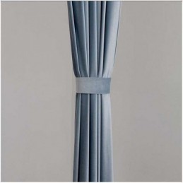 Cortina Blackout Cinza Claro Azul Feita Sob Medida, Cortina Minimalista De Flanela De Cor Sólida, Tecido Para Quarto E Sala De Estar