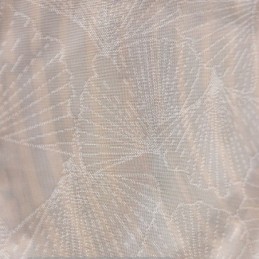Cortinas Transparentes Brancas Modernas De Tule Com Folhas Para Sala De Estar E Quarto