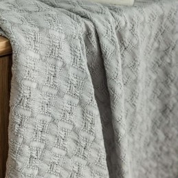 Cortina De Tule Xadrez Nórdico Feita Sob Medida, Malha De Urdidura Transparente Para Sala De Estar