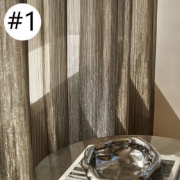 Linda Cortina De Voile Sob Medida, Cor Sólida, Tule Para Sala De Estar E Quarto