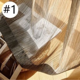 Linda Cortina De Voile Sob Medida, Cor Sólida, Tule Para Sala De Estar E Quarto