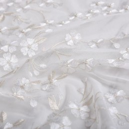 Cortina Decorativa Transparente Feita Sob Medida, Cortina De Tule Bordado, Sala De Estar, Quarto