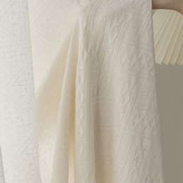 Cortinas Com Estampa Geométrica, Cortinas Transparentes Modernas Sob Medida Para Sala De Estar E Quarto