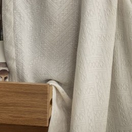 Cortinas Com Estampa Geométrica, Cortinas Transparentes Modernas Sob Medida Para Sala De Estar E Quarto