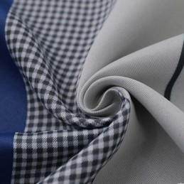 Cortina Blackout Nórdica Feita Sob Medida Com Listras Estampadas Para Quarto