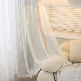 Cortina Blackout Bordada Sob Medida, Cortina Europeia De Luxo Com Isolamento Térmico Para Sala De Estar