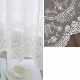 Cortina Blackout Bordada Sob Medida, Cortina Europeia De Luxo Com Isolamento Térmico Para Sala De Estar