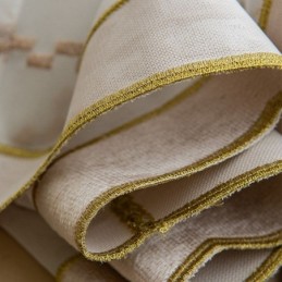 Cortina Branca Transparente De Luxo Feita Sob Medida, Cortina Bordada Em Tule De Alta Qualidade