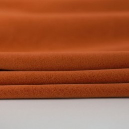 Cortina Blackout De Flanela Laranja Sob Medida, Tecido Liso Minimalista, Sala De Estar E Quarto