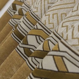 Cortina Moderna De Chenille Sob Medida, Tecido Jacquard Com Emenda Simples Para Sala De Estar E Quarto