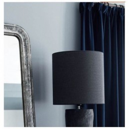 Cortina Blackout De Flanela Azul Escuro Feita Sob Medida, Painel De Cortina Minimalista De Tecido De Cor Sólida Para Sala De Estar E Quarto