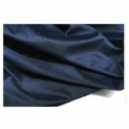 Cortina Blackout De Flanela Azul Escuro Feita Sob Medida, Painel De Cortina Minimalista De Tecido De Cor Sólida Para Sala De Estar E Quarto