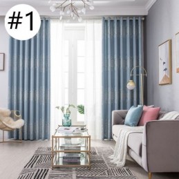 Cortina Blackout Moderna Feita Sob Medida Em Jacquard Para Sala De Estar E Quarto
