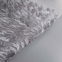 Cortina Transparente Respirável Feita Sob Medida Cortina Com Bordado De Flores Para Sala De Estar