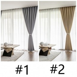 Cortina Blackout De Cor Sólida Feita Sob Medida, Cortinas Modernas Para Janela, Para Quarto E Sala De Estar