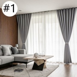 Cortina Blackout De Cor Sólida Feita Sob Medida, Cortinas Modernas Para Janela, Para Quarto E Sala De Estar