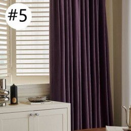 Cortina De Veludo Simples Feita Sob Medida, Cortinas De Cor Sólida Para Sala De Estar E Quarto