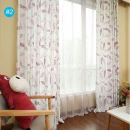 Cortina Semi Blackout Sob Medida Cortina Com Estampa De Peixes Para Quarto Infantil
