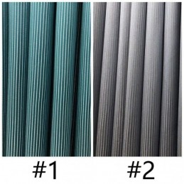 Cortinas Blackout Jacquard De Listras Verticais Para Sala De Estar