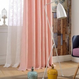 Cortina Vintage Semi Blackout Feita Sob Medida, Cortina De Luxo Bordada Para Sala De Estar