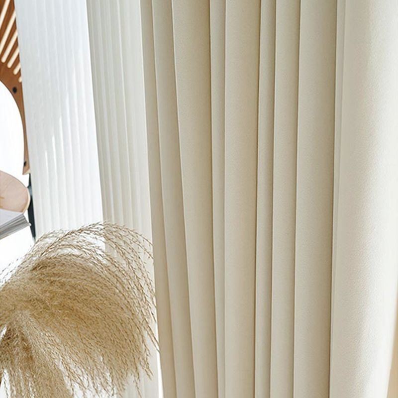 Cortina De Veludo De Cor Sólida Feita Sob Medida, Cortinas De Luxo Para Sala De Estar