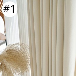 Cortina De Veludo De Cor Sólida Feita Sob Medida, Cortinas De Luxo Para Sala De Estar