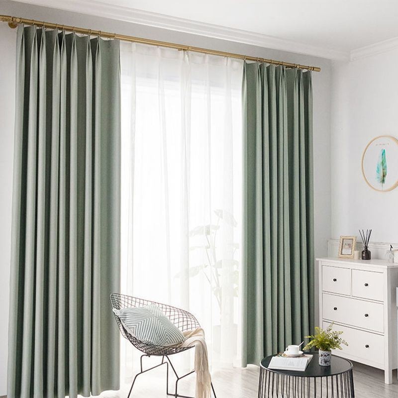 Cortina Jacquard Listrada Nórdica Feita Sob Medida, Cortinas Blackout Para Sala De Estar E Quarto