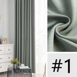 Cortina Jacquard Listrada Nórdica Feita Sob Medida, Cortinas Blackout Para Sala De Estar E Quarto