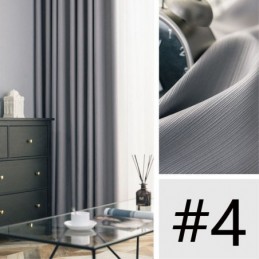 Cortina Jacquard Listrada Nórdica Feita Sob Medida, Cortinas Blackout Para Sala De Estar E Quarto