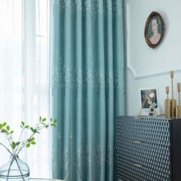 Cortinas De Cetim Com Estampa De Árvore Em Estilo Nórdico, Sala De Estar E Quarto