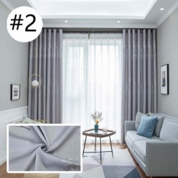 Cortinas De Cetim Com Estampa De Árvore Em Estilo Nórdico, Sala De Estar E Quarto