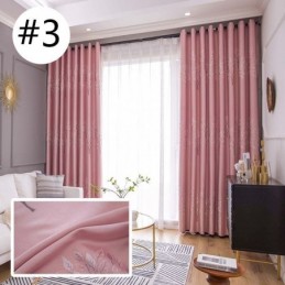 Cortinas De Cetim Com Estampa De Árvore Em Estilo Nórdico, Sala De Estar E Quarto