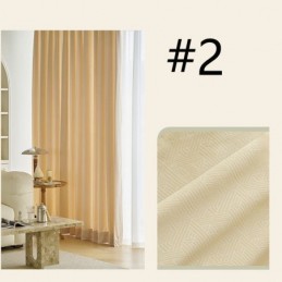 Cortinas Geométricas De Luxo Com Relevo Moderno E Blackout Para Quarto