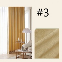 Cortinas Geométricas De Luxo Com Relevo Moderno E Blackout Para Quarto