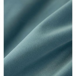 Cortina Blackout Minimalista De Flanela Azul Feita Sob Medida, Tecido De Cor Sólida, Sala De Estar E Quarto