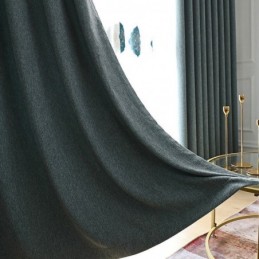 Cortinas Blackout De Cor Sólida Para Sala De Estar, Quarto, Cortinas De Tratamento Modernas